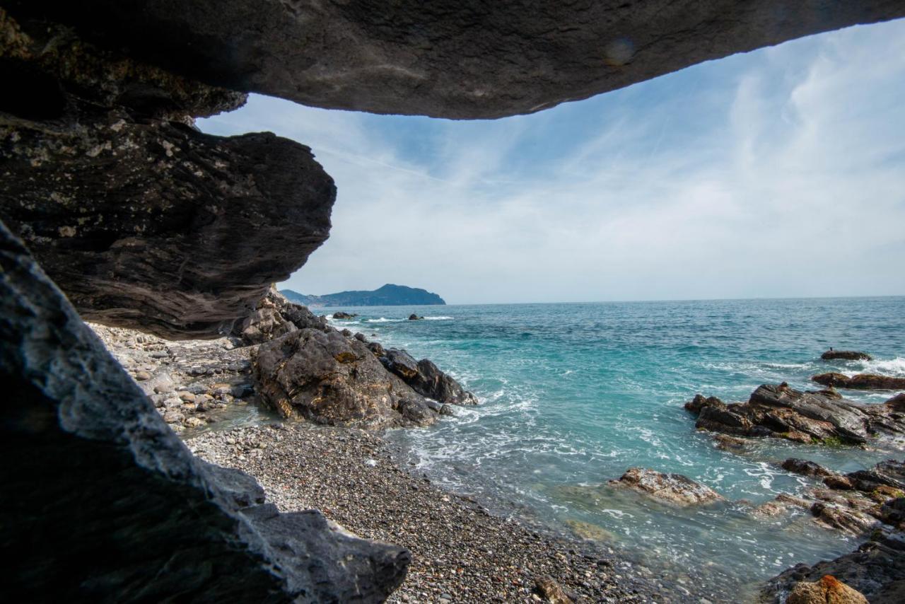 Appartamento Vicino Al Mare A Genova Nervi Bagian luar foto